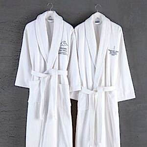 düz kadife otel bornozu dk tekstil