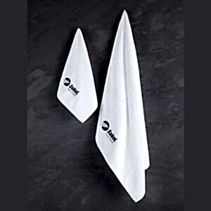 Beyaz nakışlı otel havlusu dk tekstil